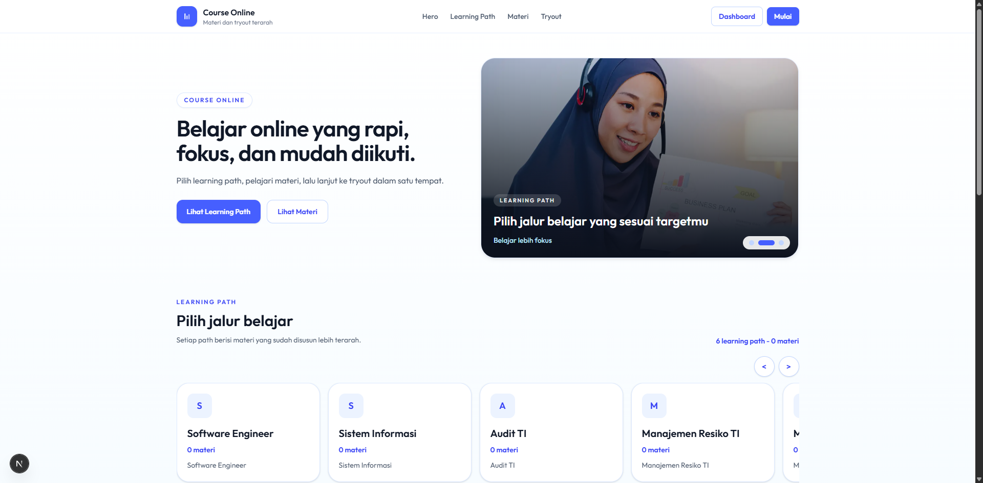 Sistem Kursus Online